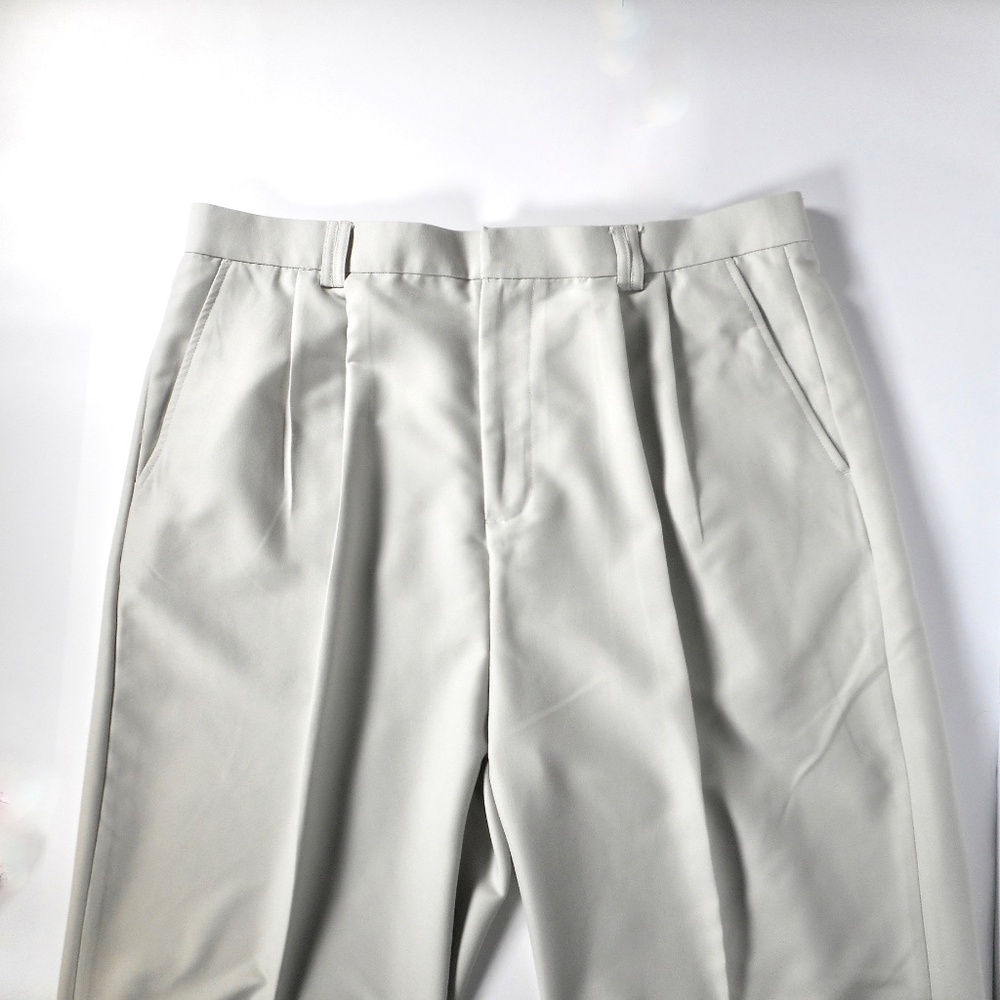 Snake Eyes Players Mens 38x30 Tan Pant Pleated Straight Leg Business Casual XLNT